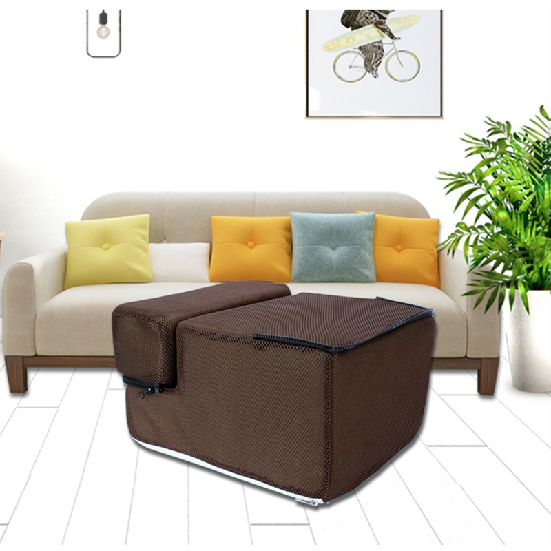 Hamaca para perros, escaleras para mascotas, 3 escalones para perros pequeños, gatos y mascotas, rampa, escalera, antideslizante, extraíble, cama para perros, escaleras, suministros para mascotas